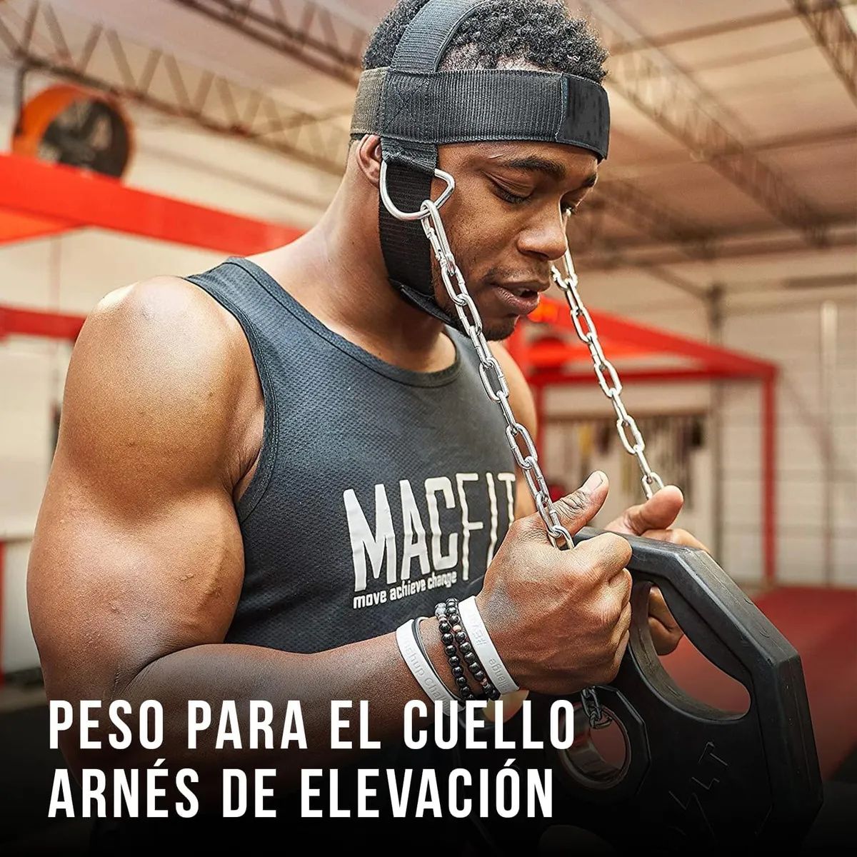 KUANGYE - Arnes Para Entrenamiento Cuello Cabeza Boxeo Lastre
