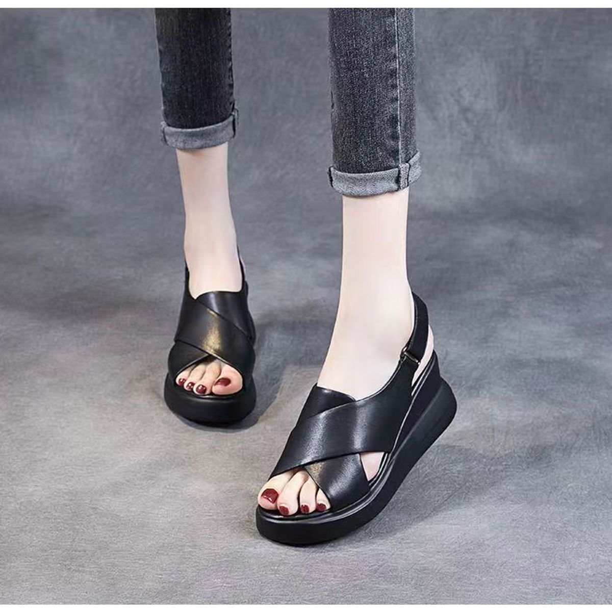 TIOZONEY - Sandalias para mujer