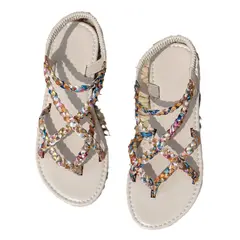 TIOZONEY - Sandalias planas para mujer