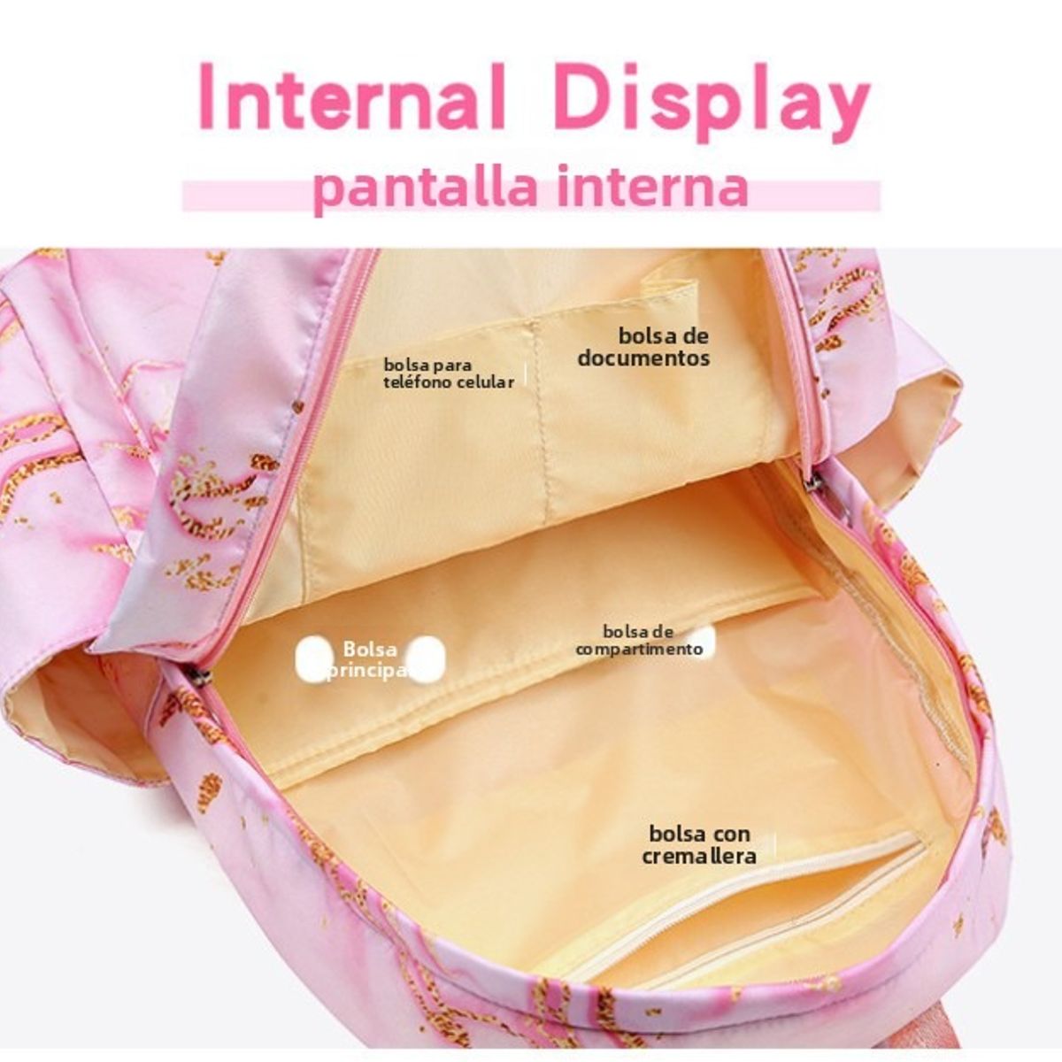 TIOZONEY - Mochila Infantil Niña Pop