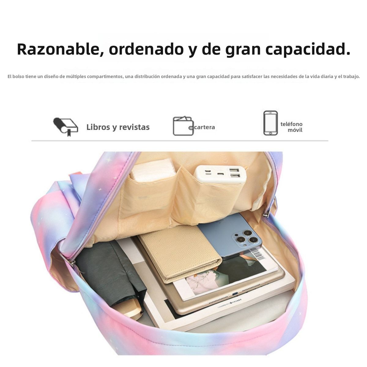 TIOZONEY - Mochila Infantil Niña Pop