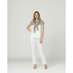 LINEATRE - Pañuelo Mujer Emanuela Celeste