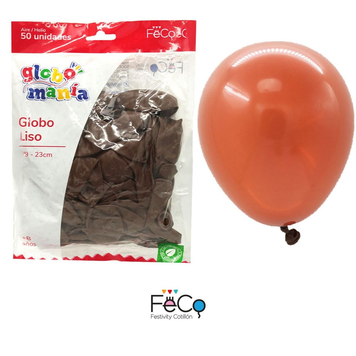 GENERICO - GLOBO 09 STANDARD CAFE X50