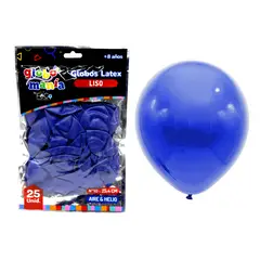 GENERICO - GLOBO 10 AZUL X25UNI