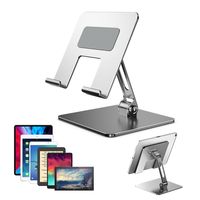 Soporte Tablet Para iPad Plegable De Mesa Silver