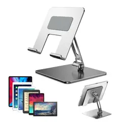 WUWAWDOGA - Soporte Tablet Para iPad Plegable De Mesa Silver