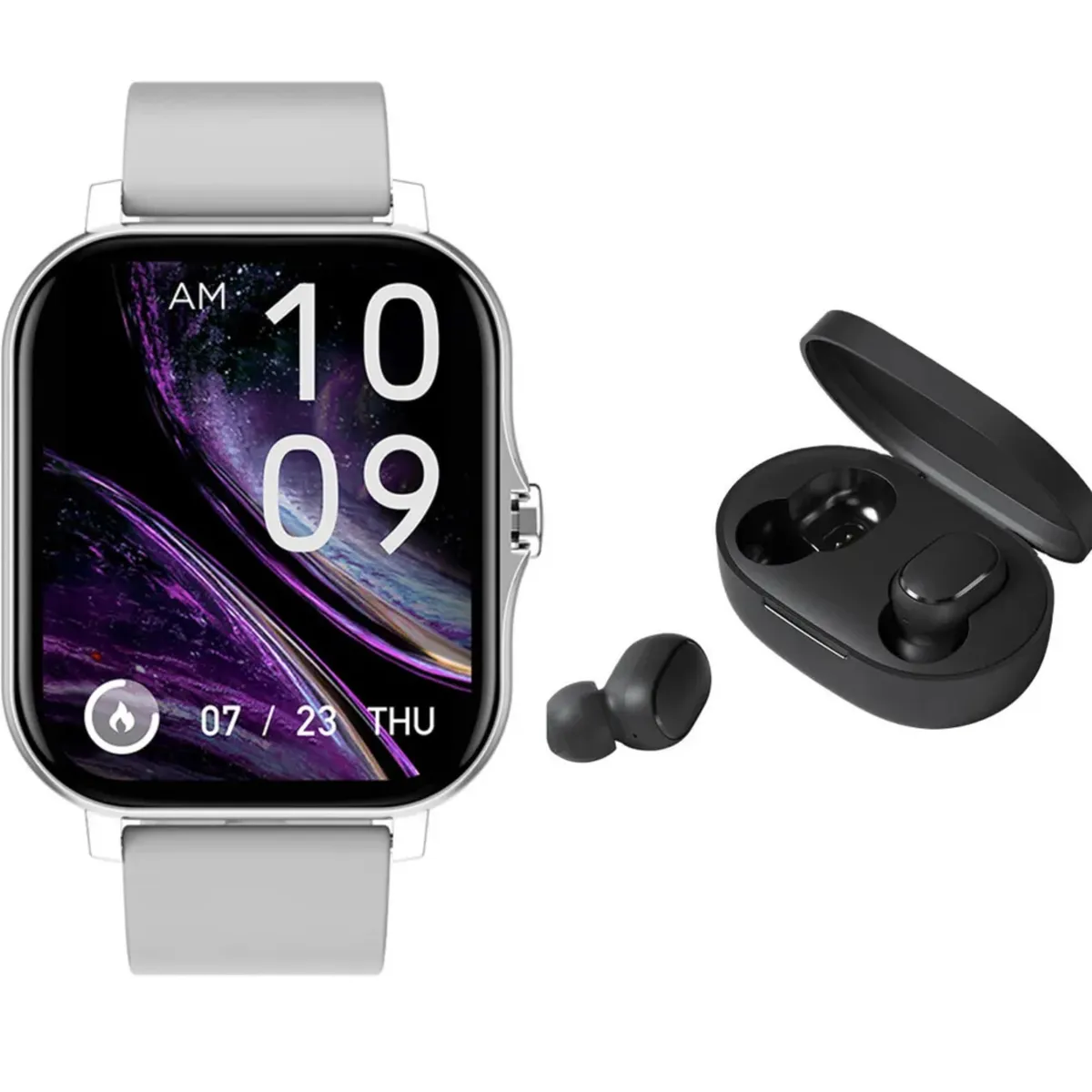 XIAOMI - Smartwatch Olik Plata + Audífonos Xiaomi Redmi Airdots 2 Bluetooth