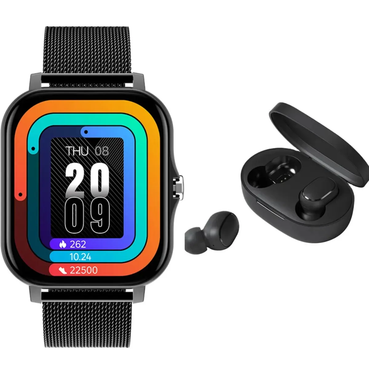 XIAOMI - Olik Smartwatch+Xiaomi Redmi Airdots2 Audífonos Auriculares Bluetooth
