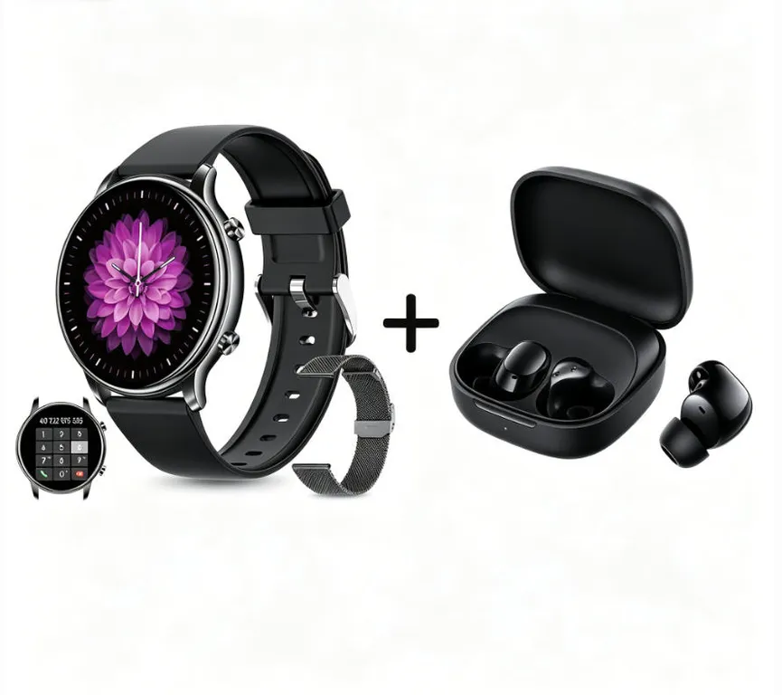 Y66 Smartwatch+Audífonos Auriculares Bluetooth Redmi Buds 6 Play