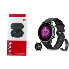 XIAOMI - Y66 Smartwatch+Audífonos Auriculares Bluetooth Redmi AirDots2