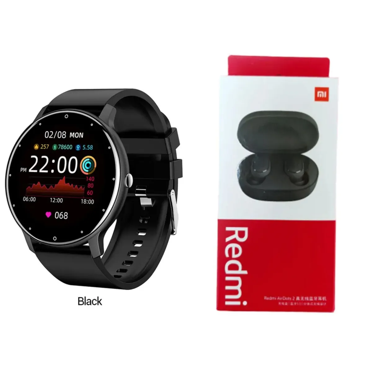 XIAOMI - Xiaomi Redmi AIRDOTS2 Auricular Bluetooth Audífonos+Smartwatch ZL02D