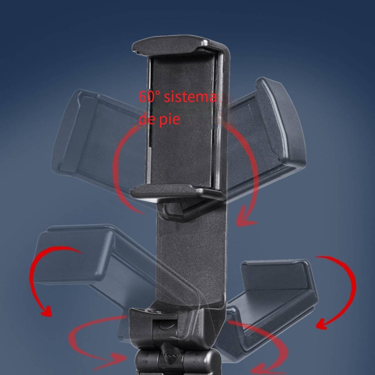 GENERICO - Soporte Giratorio 360° Para Teléfono Celular EquipajeMaleta de Viaje