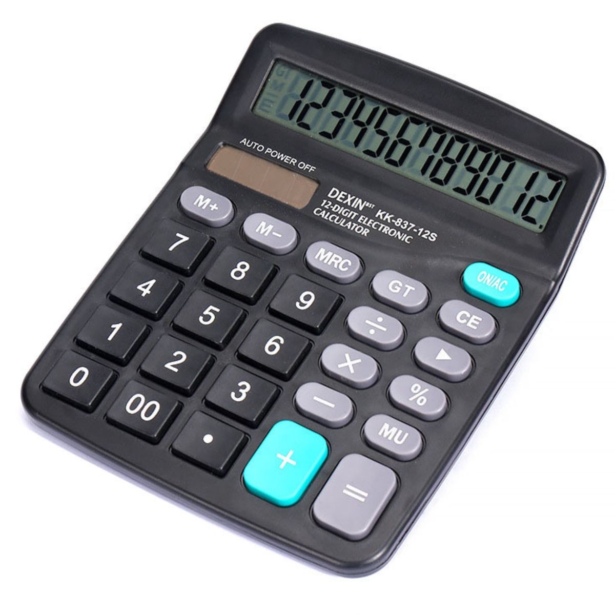 GENERICO - Calculadora De Escritorio Portátil Con Pantalla De 12 Dígitos y Números Grandes