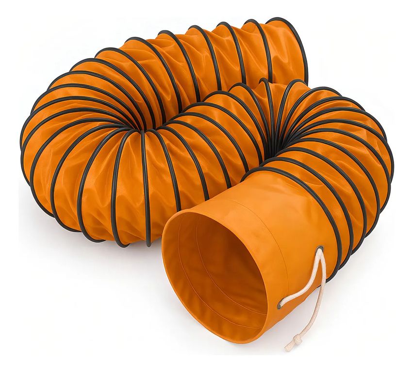 KUANGYE Ducto Flexible Extractor Tubo Ventilacion 12 Pulgadas 5mts Extractor Aire Industrial