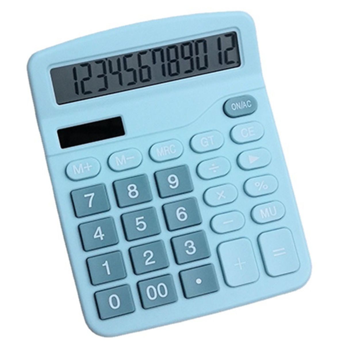 GENERICO - Calculadora De Escritorio Portátil Con Pantalla De 12 Dígitos y Números Grandes