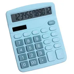 GENERICO - Calculadora De Escritorio Portátil Con Pantalla De 12 Dígitos y Números Grandes