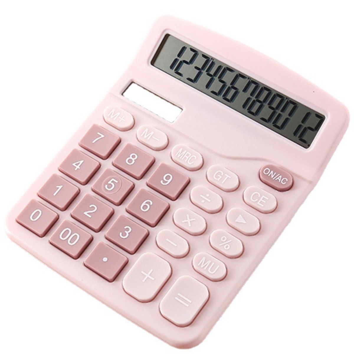 GENERICO - Calculadora De Escritorio Portátil Con Pantalla De 12 Dígitos y Números Grandes