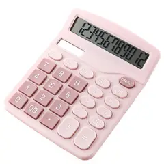 GENERICO - Calculadora De Escritorio Portátil Con Pantalla De 12 Dígitos y Números Grandes