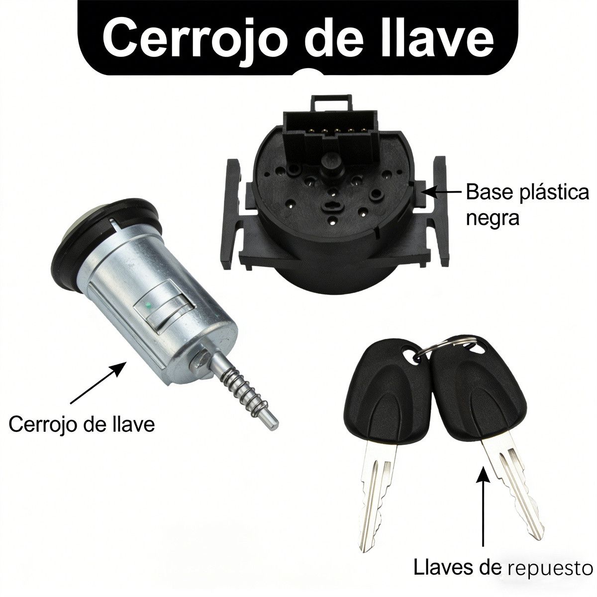 KUANGYE - Cilindro Chapa Contacto Para Chevrolet Corsa Evolution Montana