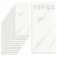 GENERICO - 10 Laminas Papel Mural Mármol Ladrillo Pared Y Piso 60x30cm