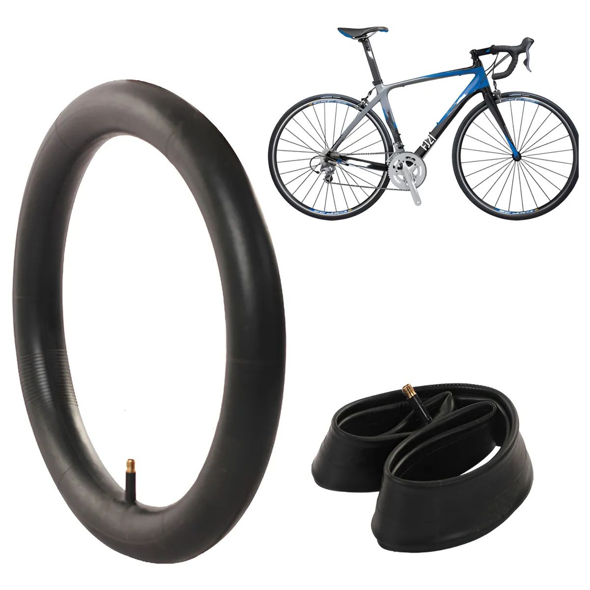 KUANGYE - Cámara Bicicleta Aro 24 X 1 3/8 Schrader V/a Ciclismo