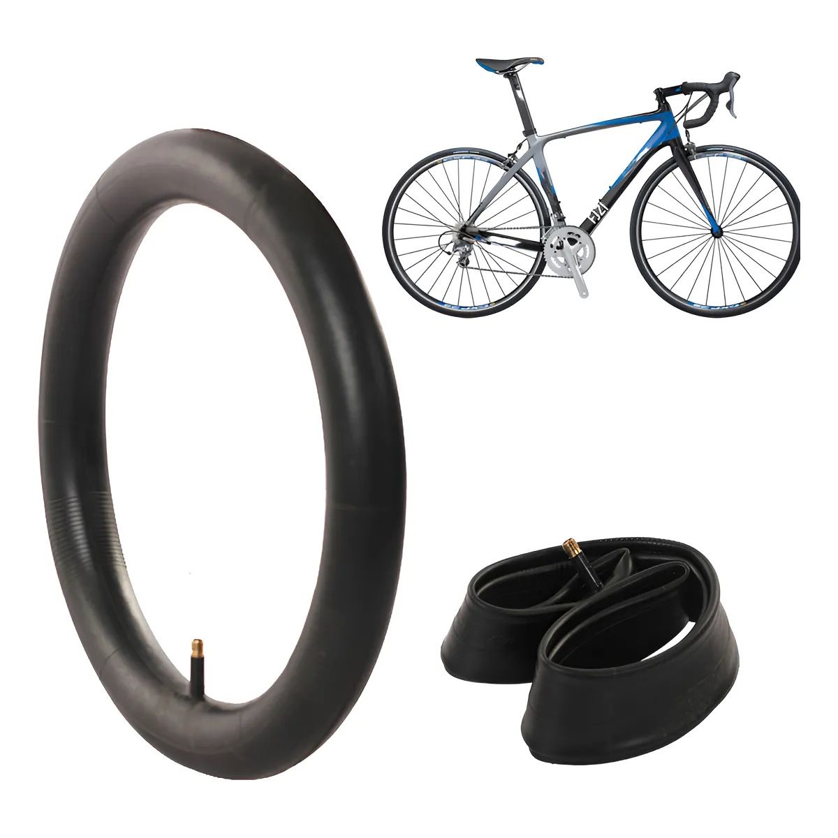 KUANGYE - Cámara Bicicleta Aro 24 X 1 3/8 Schrader V/a Ciclismo