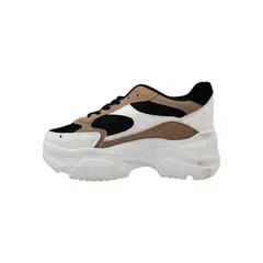 HERIEL - Zapatilla Negra Plataforma Mujer