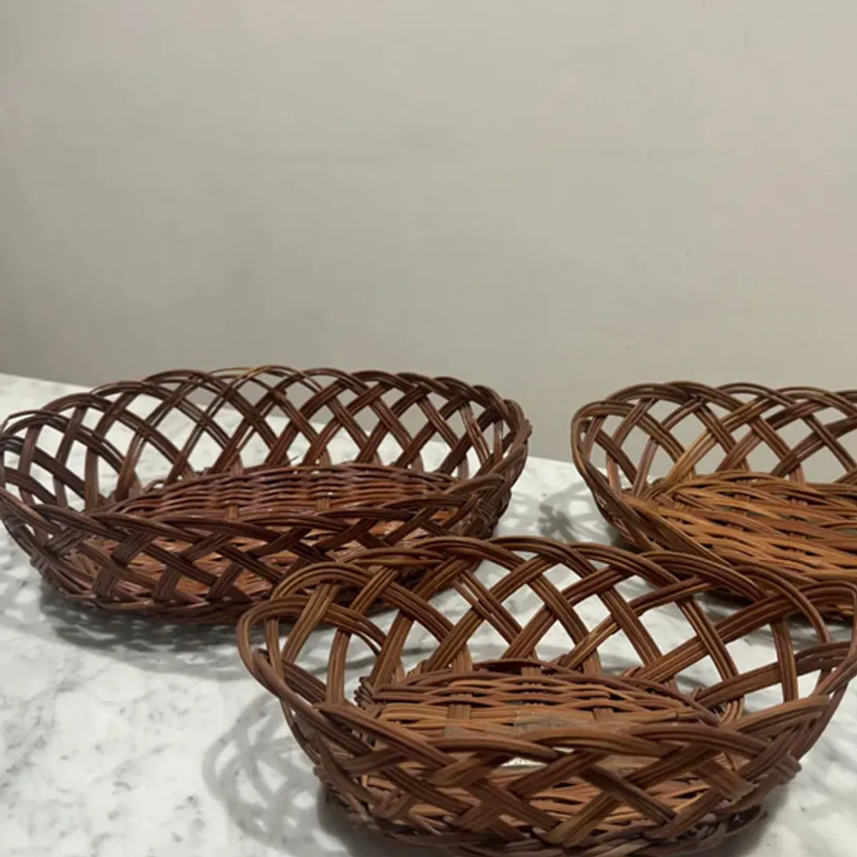 BRIC - Cestas Caladas De Fibra Natural Set De 3