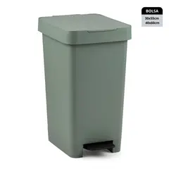 STERN - Papelero 25 litros con pedal sage Smart