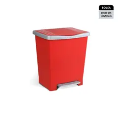 STERN - Paperlero 23 litros con pedal rojo Millenium