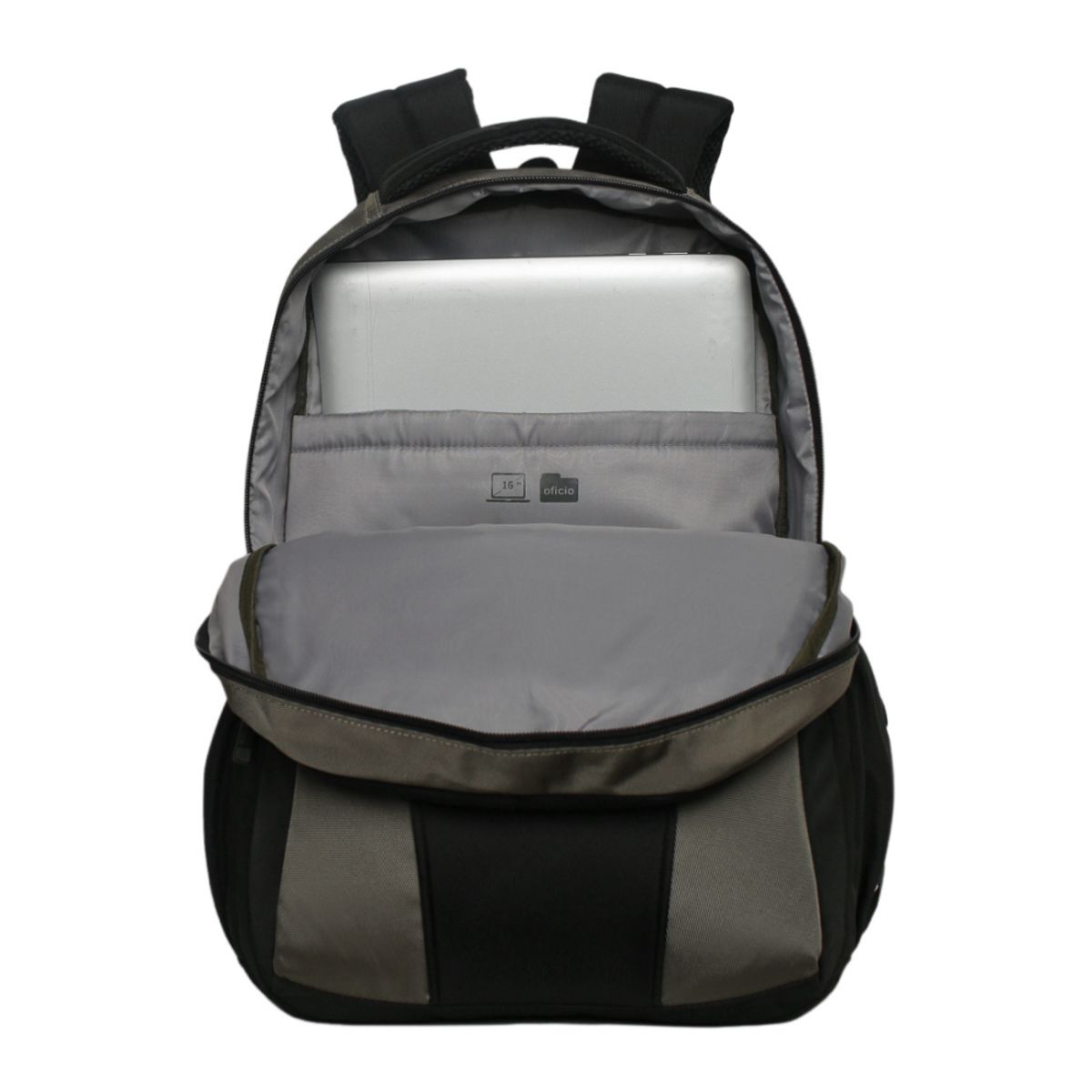 HEAD - Mochila Notebook Camry Verde Militar Negro Head