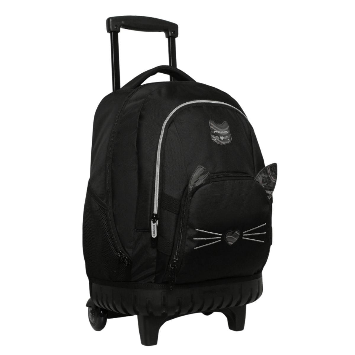 HEAD - Mochila con Ruedas Infantil Niña New Kodiac Cat Negro Head