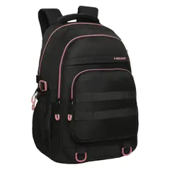 HEAD - Mochila Mujer Utopia Sport Negro Rosado