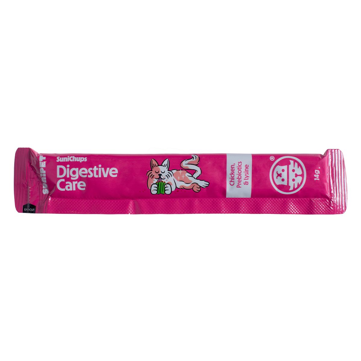 SUNIPET - Snack SuniChups Digestive Care Para Gato 4 Tubos