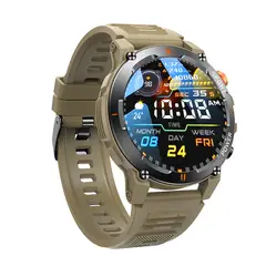 BRO TOUMI - Reloj Inteligente Toumi GT-R Militar Ip68 Pantalla 152 - Negro