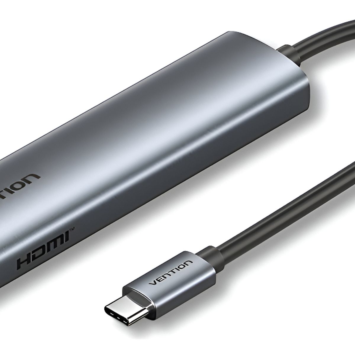 VENTION - Hub Multipuerto Usb C 5 En 1 Hdmi Uhd 4k 100w 3.0 Vention Negro