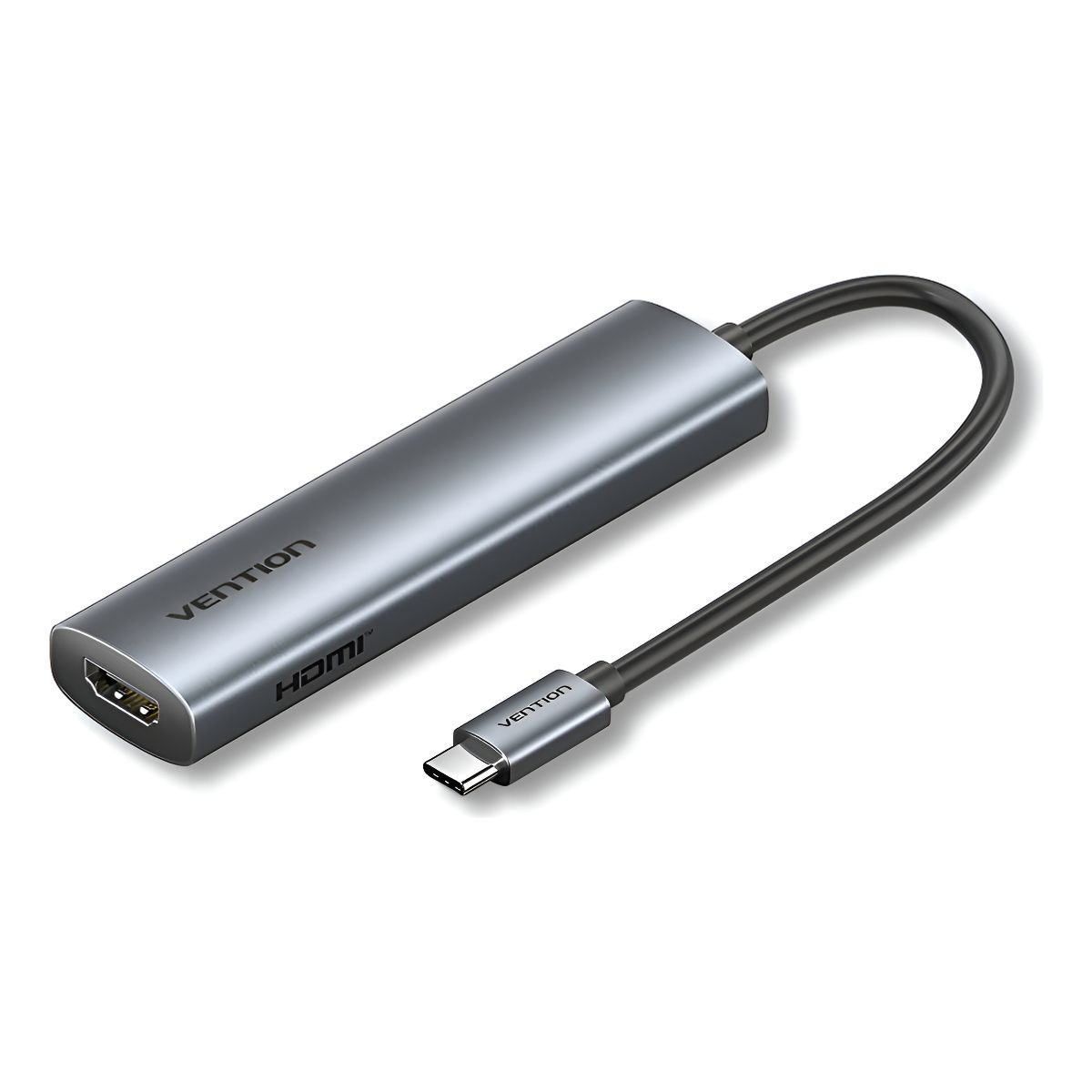VENTION - Hub Multipuerto Usb C 5 En 1 Hdmi Uhd 4k 100w 3.0 Vention Negro