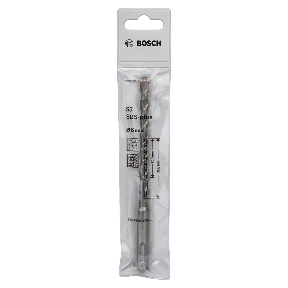 BOSCH - Broca Widia Sds Plus 1 8 X 160 Mm - Bosch