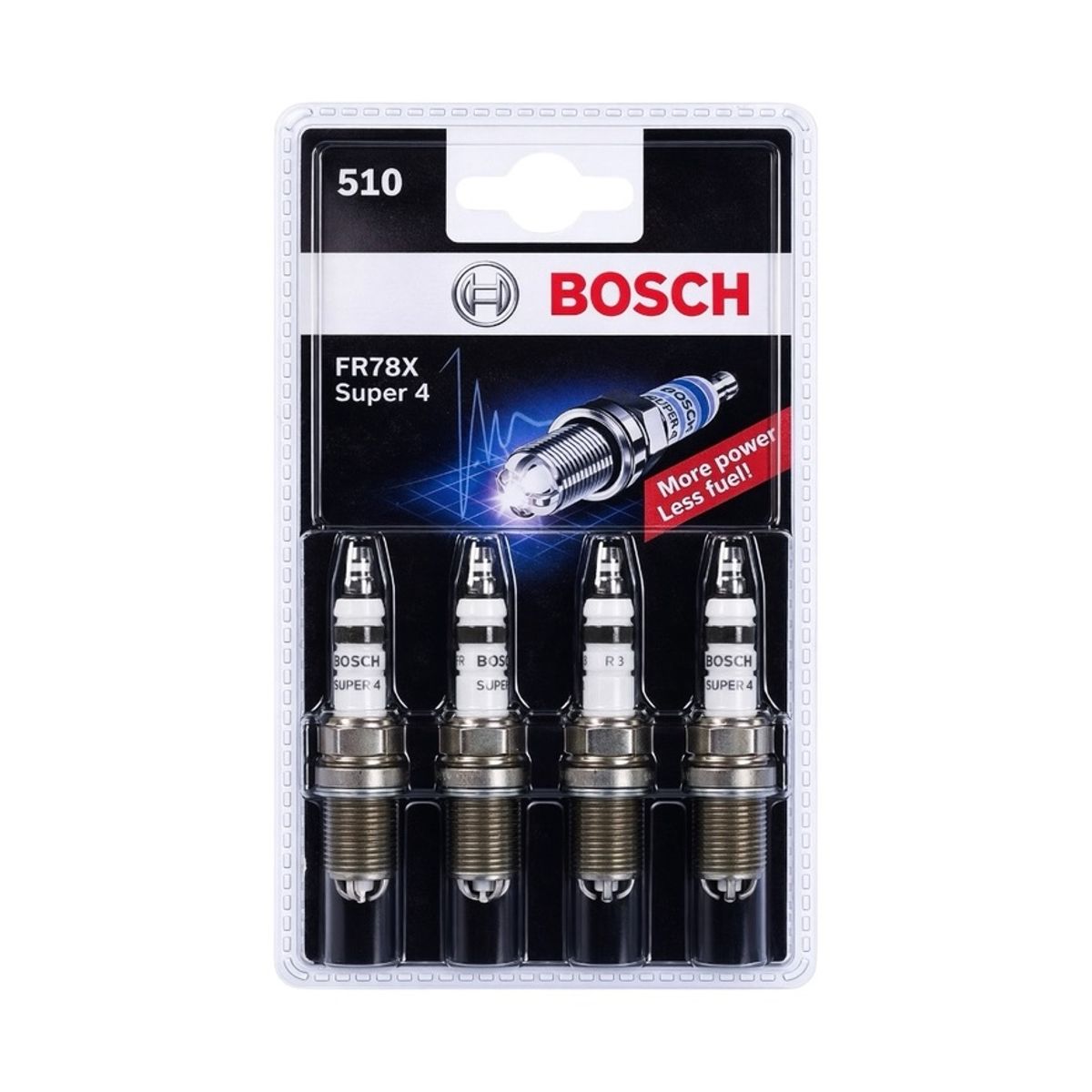 Pack Bujía FR78X Super 4 para Auto, marca BOSCH - Foto Principal