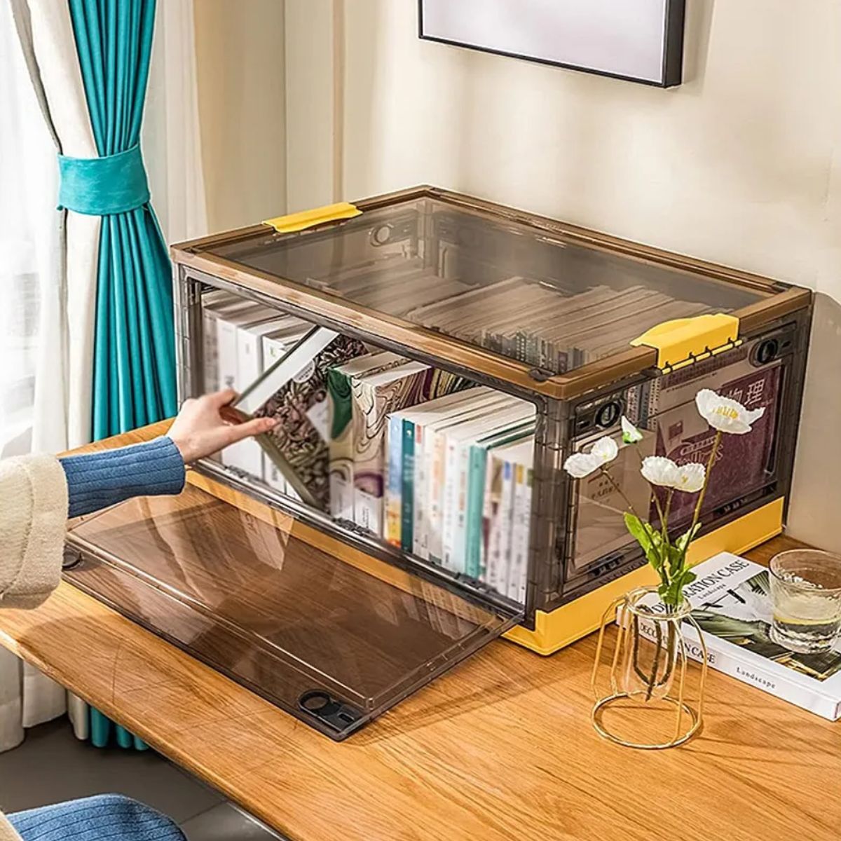 OKAY - Caja Organizadora Plegable Multiuso Colores Coche Auto Libro