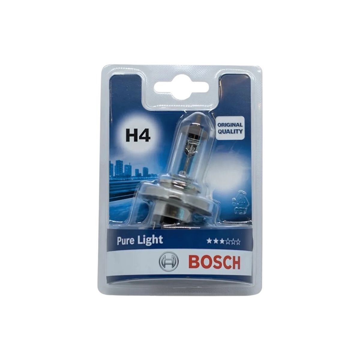 BOSCH - Ampolleta H4 Pure Light 12V 60 55W P43t