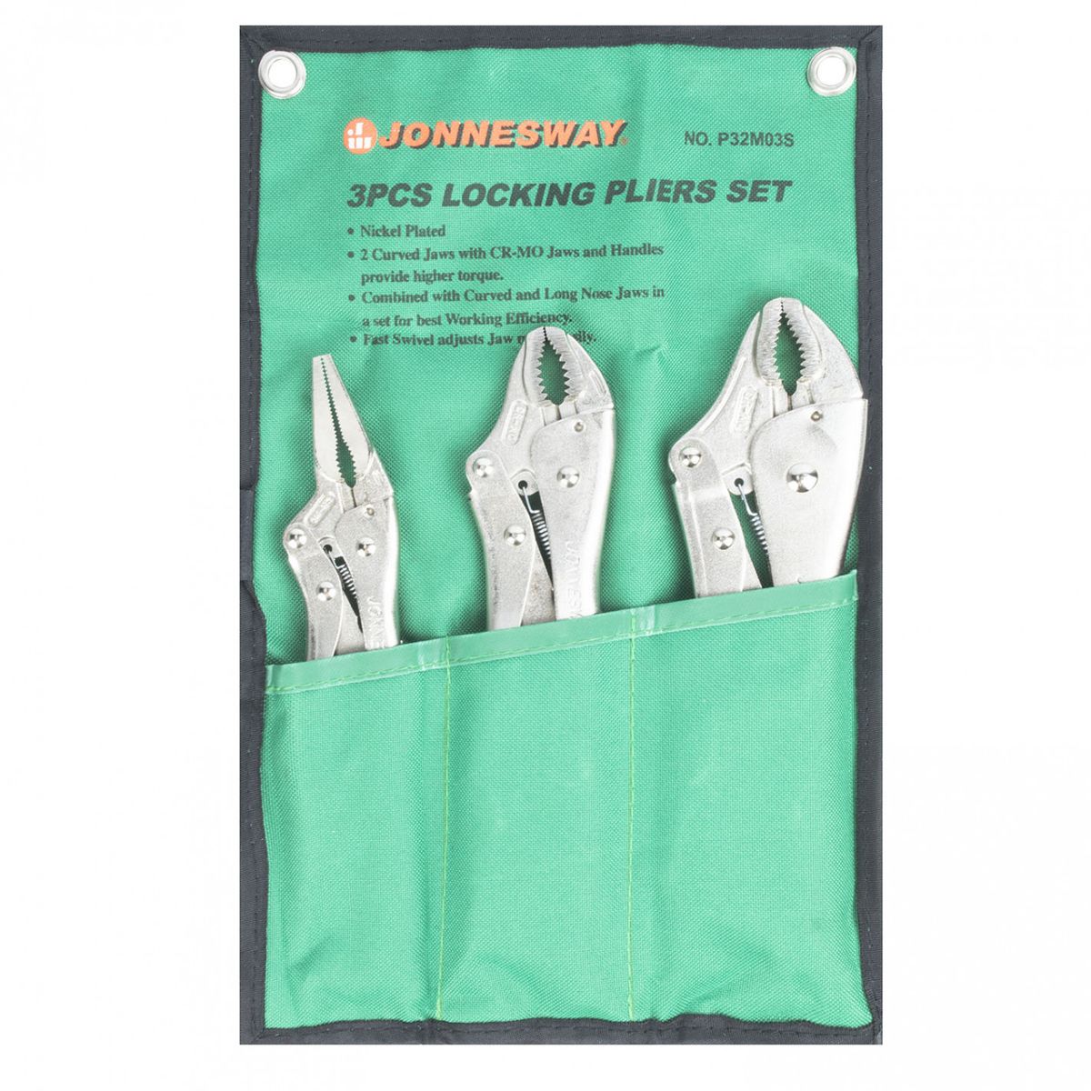 JONNESWAY - SET ALICATES CAIMAN 7” 9” 10” P32M03S