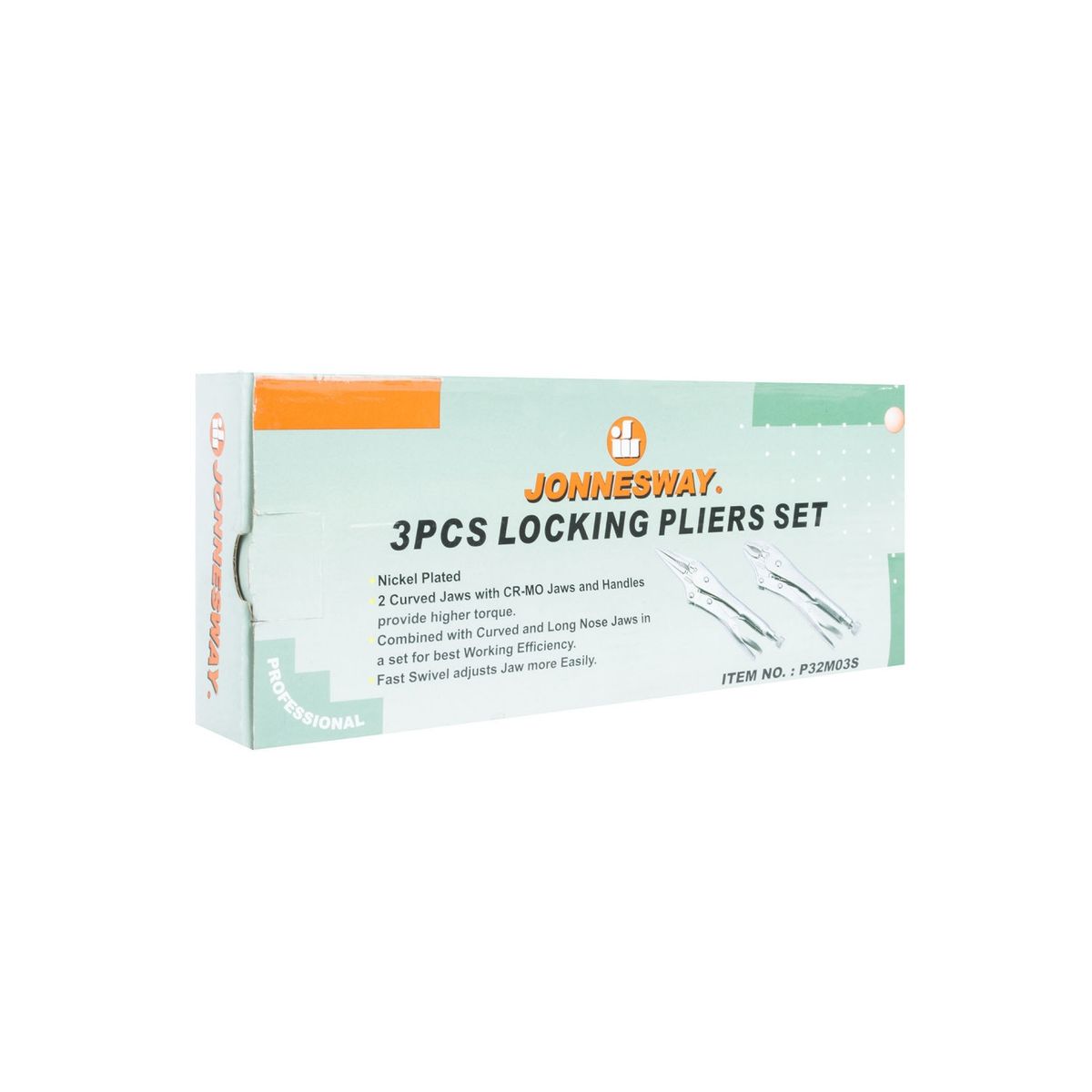 JONNESWAY - SET ALICATES CAIMAN 7” 9” 10” P32M03S