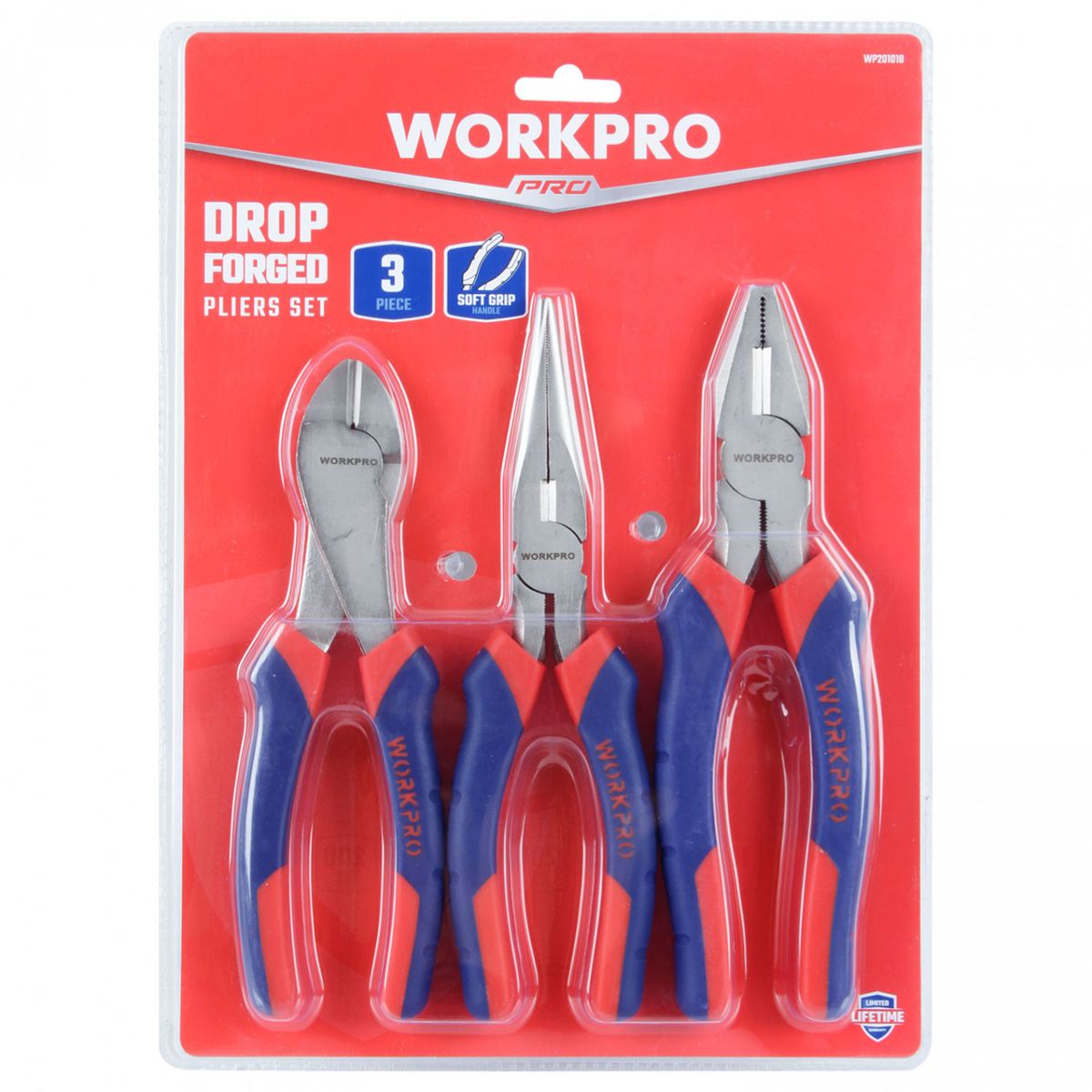 WORKPRO - JUEGO ALICATES 3 PIEZAS