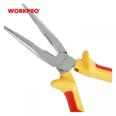 WORKPRO - ALICATE PUNTA LARGA CON AISLAMIENTO VDE 200MM 8