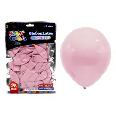 GENERICO - GLOBO 10 PASTEL ROSADO X25UNI