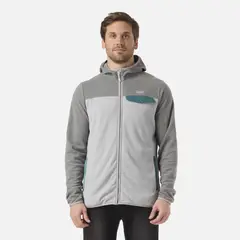 LIPPI - Polar Hombre Fireplace Full Zip Hoody Sweatshirt Gris