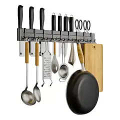 OKAY - Barra 50cm Para Cuchillos Metales Cocina Color Negro