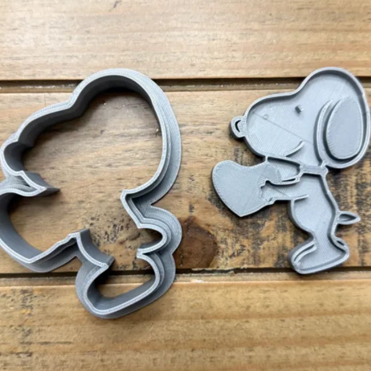 GENERICO - Cortador de galletas Snoopy Corazón de San Valentín