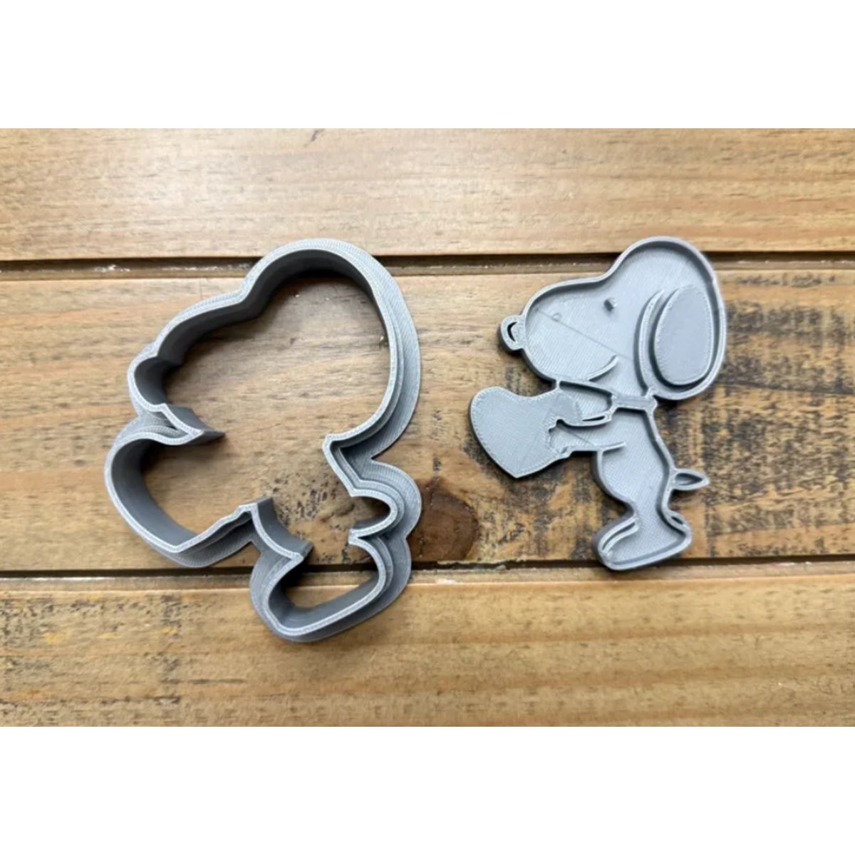 GENERICO - Cortador de galletas Snoopy Corazón de San Valentín